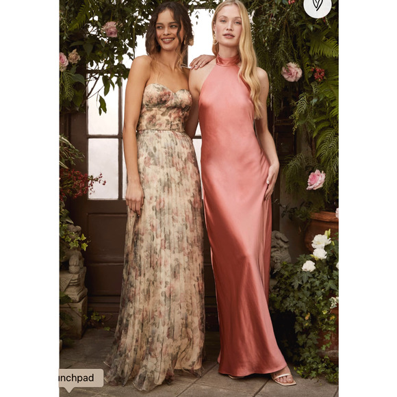 Lulu's Floral Strapless Maxi Dress - Picture 5 of 10